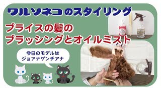 #132 ブライスの髪のもつれを取るためのブラッシングとアゾンオイルミストの話