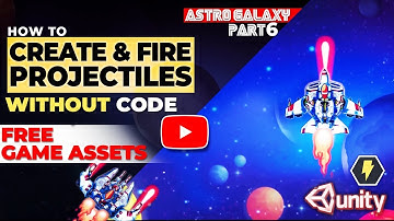 Create and fire projectiles in unity without code  [Top Down Shooter Unity Tutorial ] AG Part 6