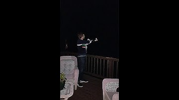 Paul Sabin shoots a gun