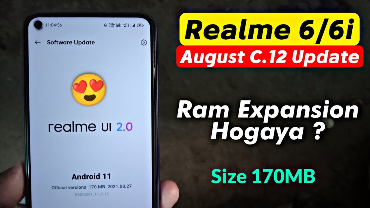 Realme 6/6i C.12 Update Full Review | Ab milega Ram Expansion😍 | Realme 6 Latest Update