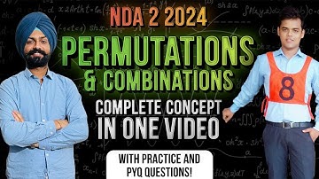 Permutations and combinations for NDA complete concepts in one shot by Sandeep Brar Sir |cds journey