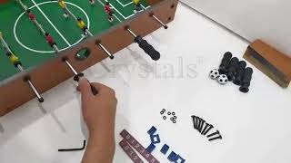 How to assemble large tabletop football game by Crystals