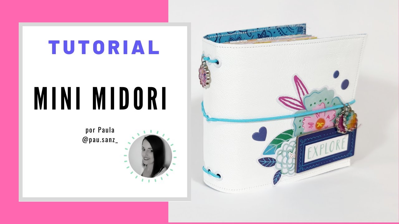 TUTORIAL SCRAPBOOKING MINI MIDORI YouTube