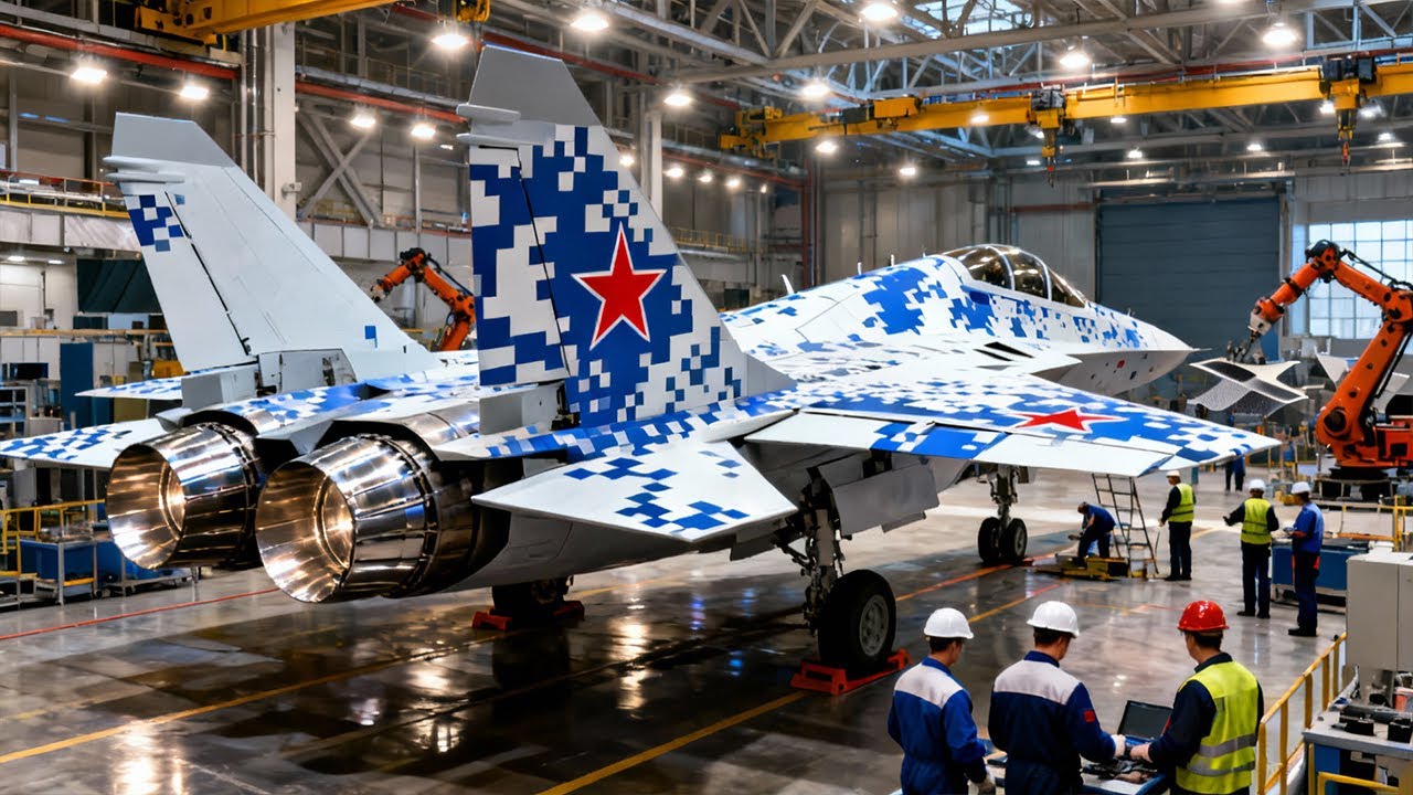 Inside Russia’s Su-57 Factory: Building the World’s Most Advanced Stealth Fighter (Full Process)