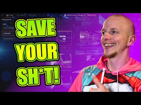 How to backup your database in Davinci Resolve