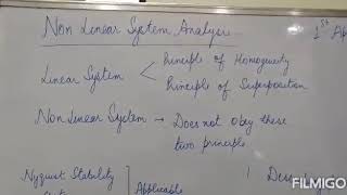 Nonlinear system Analysis