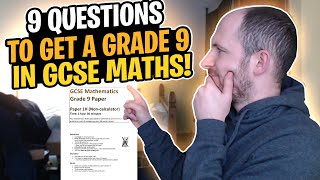 9 Grade 9 GCSE Maths Questions to SECURE Paper 2 and 3 2024 Walkthrough