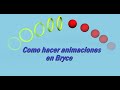 Tutorial de Bryce 7.1 No. 34 Como hacer animaciones en Bryce