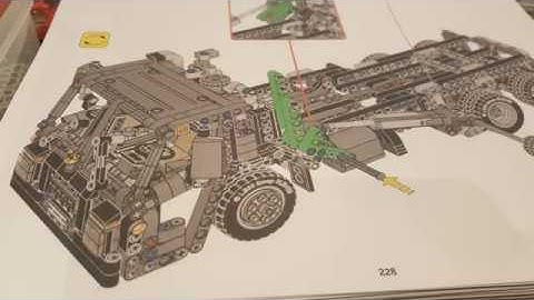 Assembling the LEGO MACK GARBAGE TRUCK