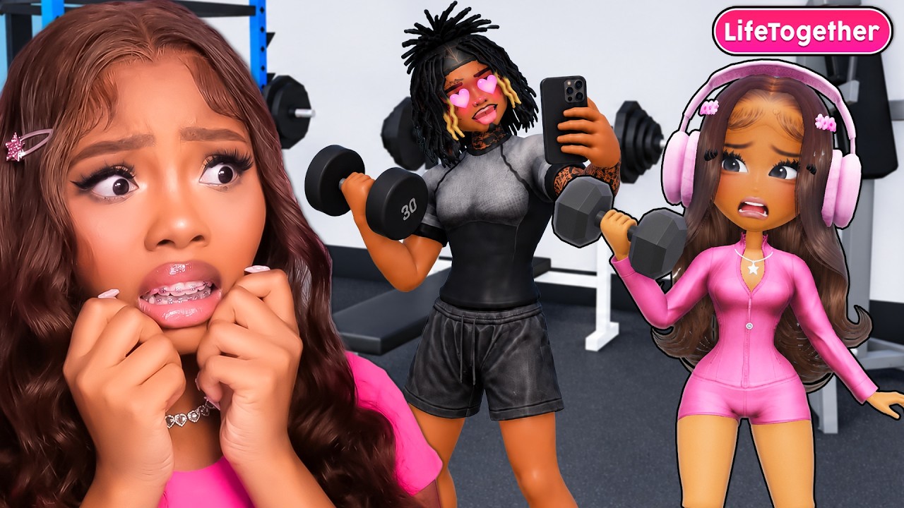 MY CREEPY STALKER Followed Me To The GYM ⭐ | Roblox Life Together Rp