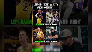 LeBron’s Secret 🤯 Lefty Who Shoots Right?!#nbashorts #nba #basketball #usa #sports #uk #shorts