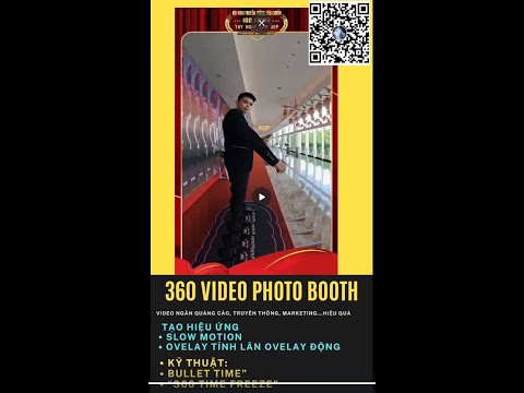 Cho thuê Bục quay 360 độ video photo booth - tạo hiệu ứng SlowMotion