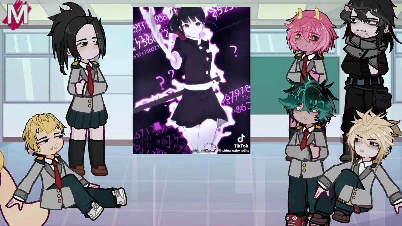 Class 1A 𝙧𝙚𝙖𝙘𝙩 𝙩𝙤 Kanao | Demon slayer | Giyuu | MHA BNHA | deku | Gacha life