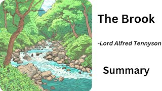 The Brook- Poem summary | Lord Alfred Tennyson