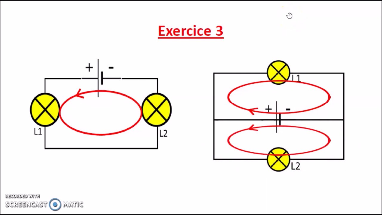 Dipôles en série et en dérivation - Exercices - YouTube