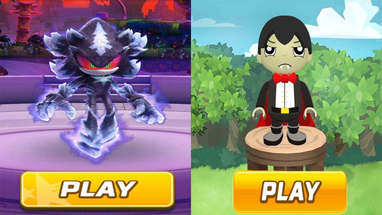 Sonic Forces New Runner Unlocked Mephiles the Dark vs Tag with Ryan ...