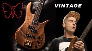 Vintage Style Fodera Walnut Monarch 4 Deluxe Demo Ft. Mike Bendy