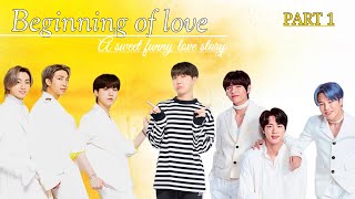 Beginning of love /part 1/ bts love story hindi dubbed#vpurpleworld #taekook #bts