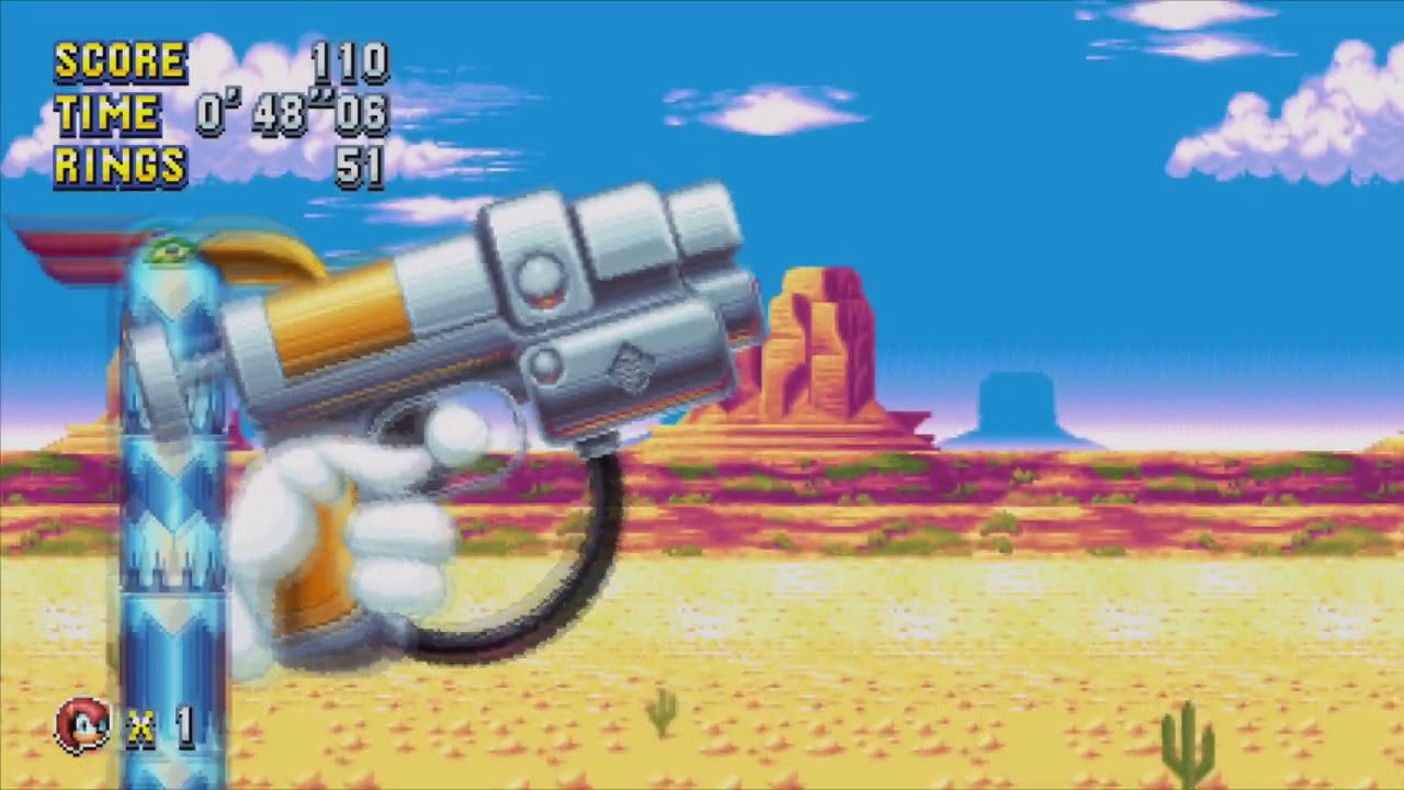 Mirage Saloon Act 2 w/ Frontier Canyon Act 2 (Sonic Mania Plus)