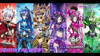 Forza Kartrider Symphogear Mega Pizzaplex Throttle - For me (vip) Music Pop (Racing Video Games)