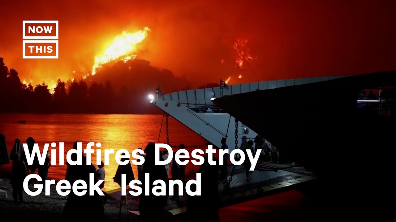 Thousands Evacuated as Wildfires Devastate Greek Island of Evia