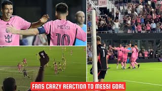 Fans Crazy Reaction To Messi Goal And Assist Vs Nashville by CSPN FC 7,592 views 2 months ago 1 minute, 14 seconds