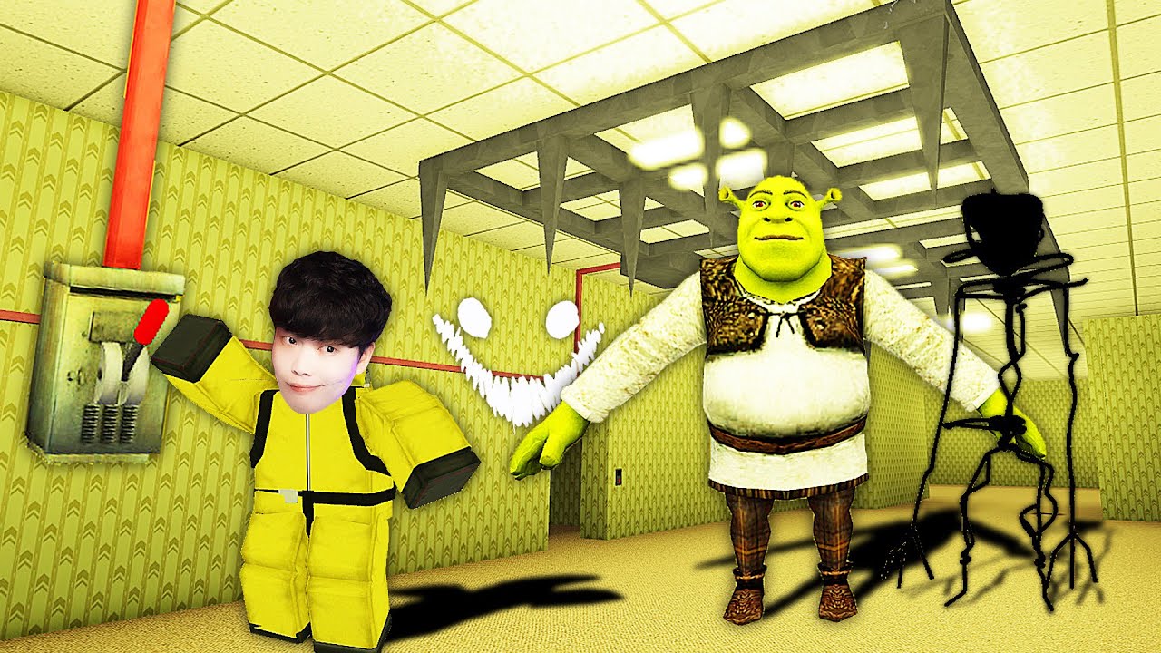 史瑞克後室，這個後室有個抓怪物的陷阱！太好玩啦！| SHREK IN THE BACKROOMS（暗房）【吊德斯DioDeS】