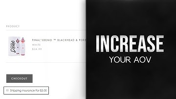 How To Increase Your AOV For Free In Shopify eCommerce & Dropshipping Tutorial (Average Order Value)