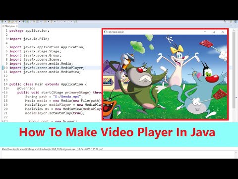 How to make simple #VideoPlayerInJava | video player in java | programmer land | java projects