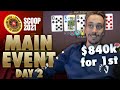 Did I ANGER the POKER GODS?! ♣ Day 2 $1k Main Event ♣ SCOOP 2021