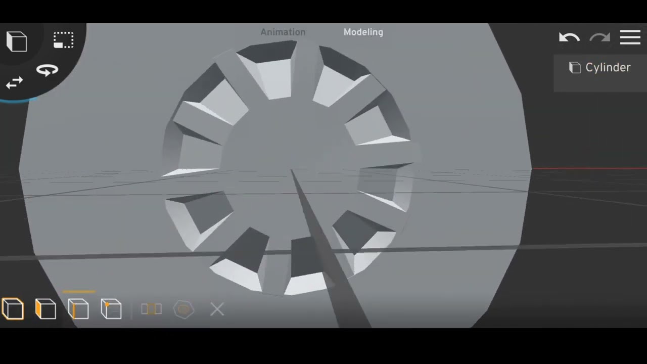 How to make a wheel and tyre in Prisma 3D || 