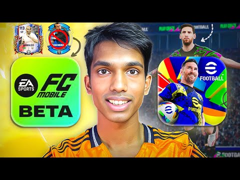 I Tested NEW FC Mobile Beta Vs. NEW EFootBall!