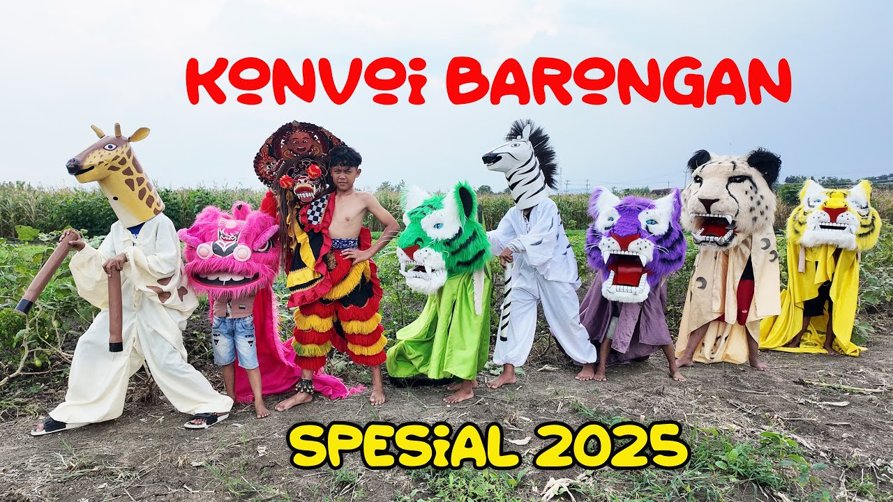 RENDI DKK KONVOI BARONGAN SPESIAL TAHUN BARU 2025  ADA BANTENGAN BARONGSAI DEVIL ARGANI JUMANTORO
