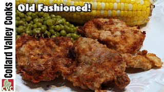 Old Fashioned Fried Pork Cubed Steak  Southern Cooking  Step by Step  How to Cook Tutorial