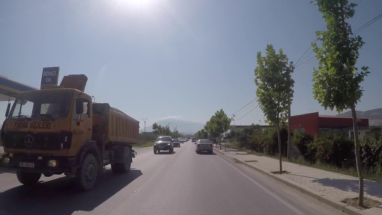 Albania Road to Berat, Gopro / Albanie Route vers Berat ...