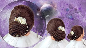 #089. Hướng Dẫn Búi Tóc Cô Dâu - Bà Sui - Đi Chơi - Đi Tiệc Đơn Giản Dễ Làm #tếttócđẹp #búitóc