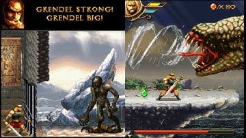 Beowulf Mobile Game Java Gameplay | Classic Old Phone Game (Full Playthrough)