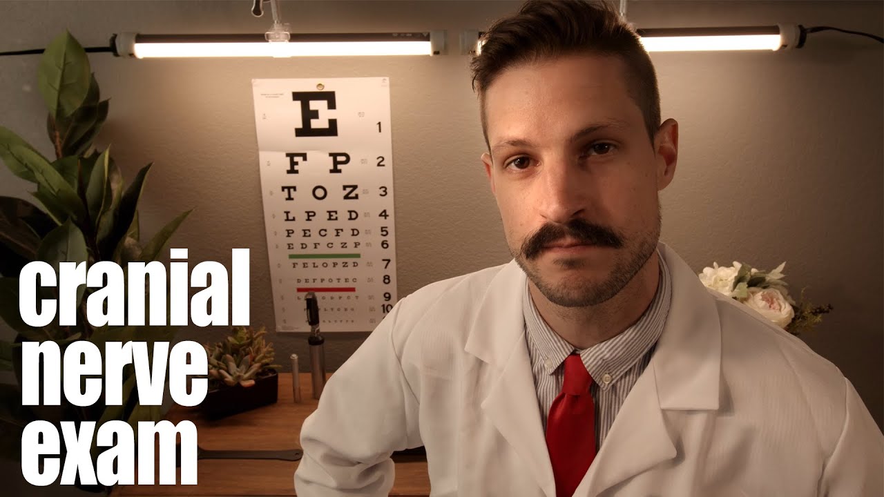 [ASMR] Classic Cranial Nerve Exam | Soft Spoken | Light Triggers Medical Roleplay Doctor