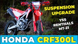 Honda #CRF300L  YSS Suspension upgrade + Pirelli MT21 + Renthals