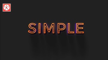 Colorful Stroke Text Animation in Kinemaster - Kinemaster Video Editing