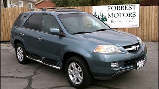 5343 - 2005 Acura MDX Touring 4x4 NAV Blue 86k