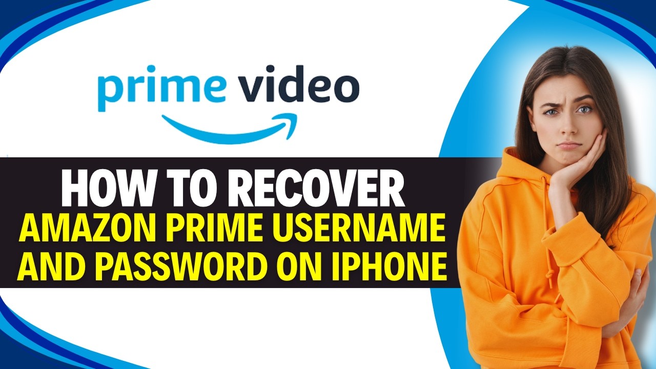 How to RECOVER AMAZON PRIME USERNAME and PASSWORD on IPHONE (Account ...