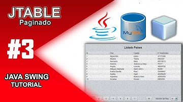 ► 38. ✅ CURSO JAVA: Cómo paginar registros de un JTable  - JTable Pagination 【GUI】# 3/6