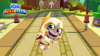 Talking Tom Hero Dash Platinum Tom Runs in The Jungle World Full Screen Android iOS Gameplay