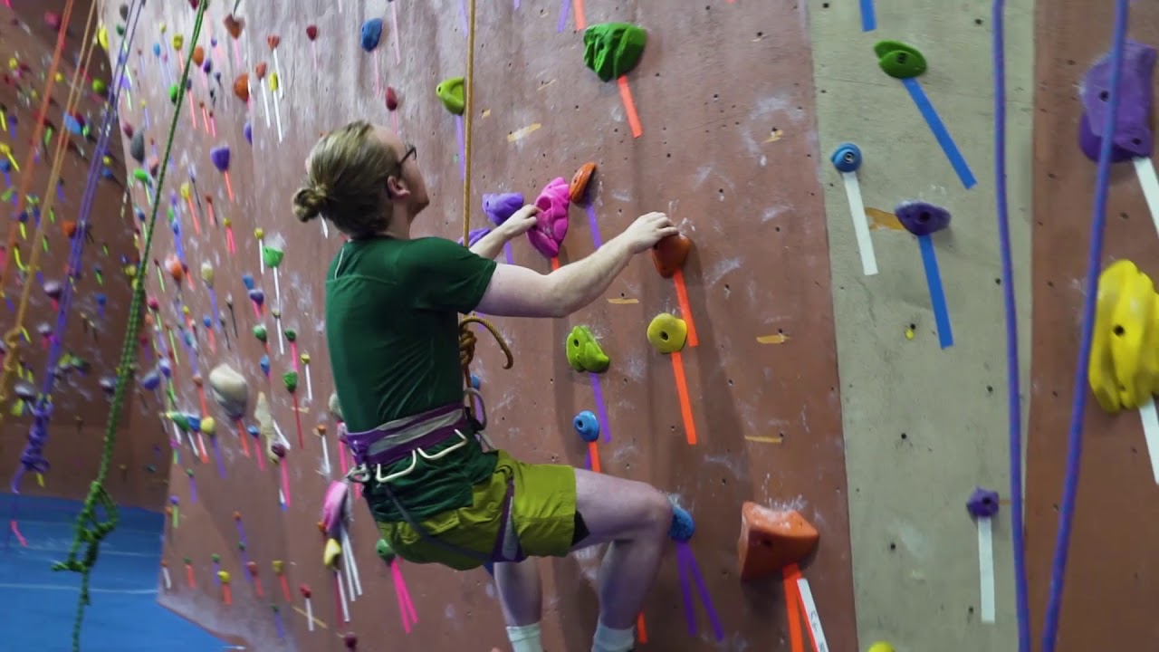 Falling for East Falls Philadelphia Rock Climbing Gym YouTube