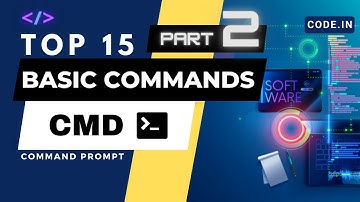 Top 15 Commands in Command Prompt(Part 2) in Tamil | Windows 10/11 | Code in