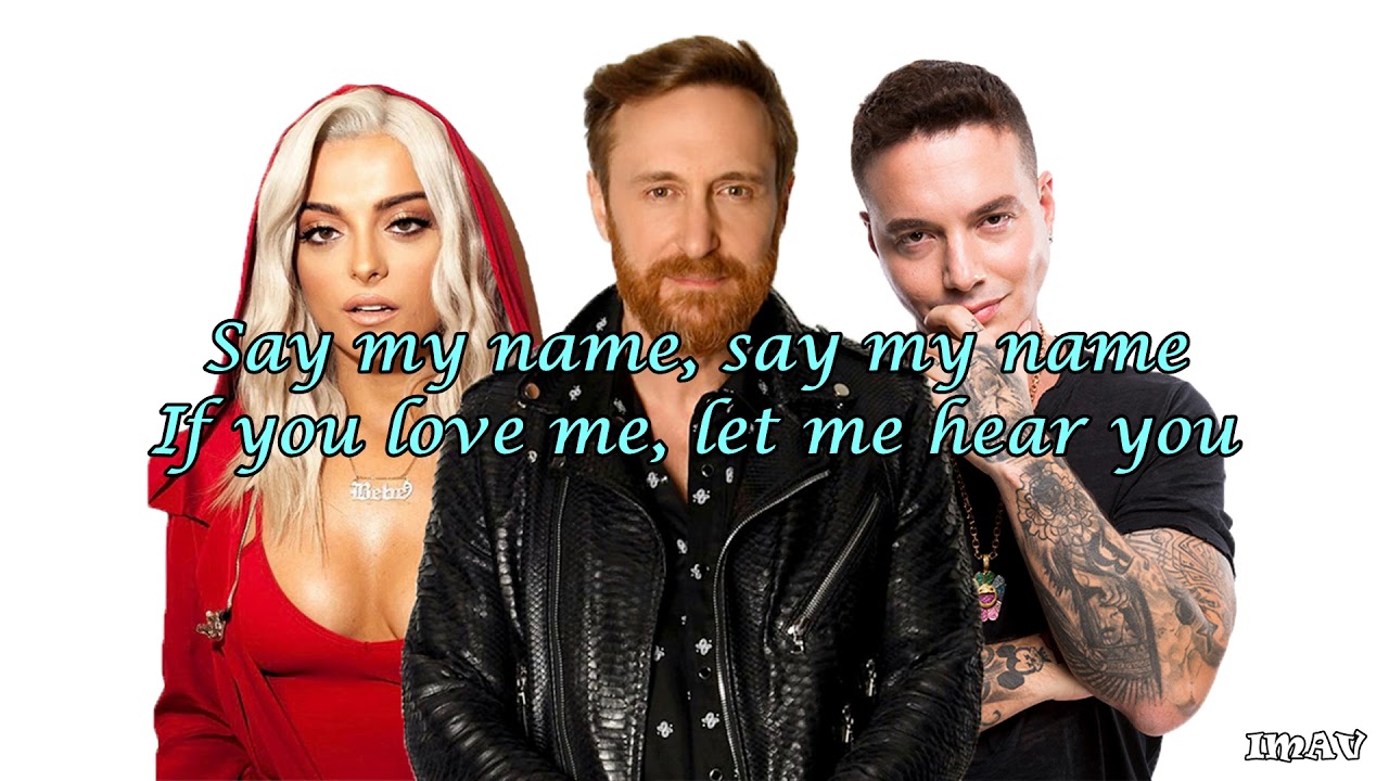 Say my name if you love. Say my name if you love