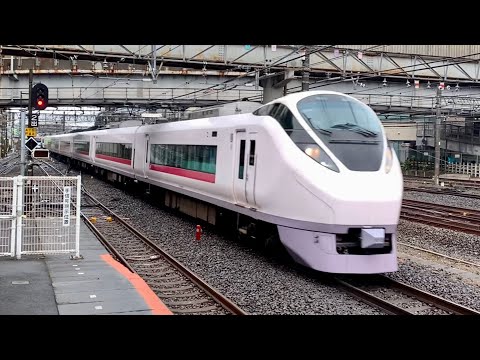 【迫力の警笛】特急ときわ　松戸駅通過