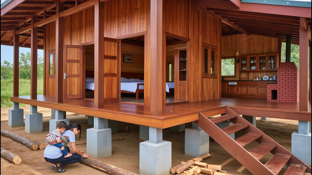 Мать-одиночка в одиночку ВОССТАНОВИЛА заброшенный дом, превратив его в виллу своей мечты.