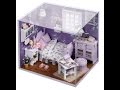 Unboxing kits diy wood dollhouse miniature with furniture dolls house gift honey dream Unboxing kits diy wood dollhouse miniature with furniture dolls house gift honey dream